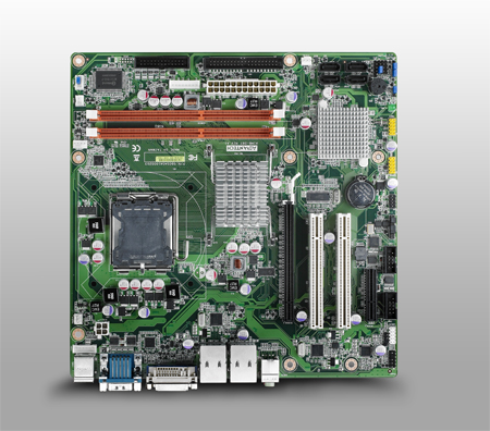LGA 775 Core™ 2 Duo MicroATX with Dual VGA, 10 COM, and LAN